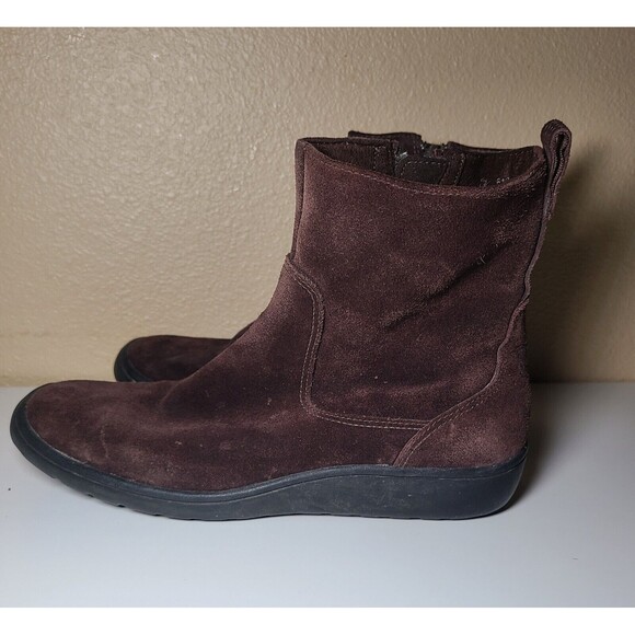 Timberland Smartwool Collab Waterproof Winter Brown Leather Boots Women's Size 7 - Picture 4 of 12